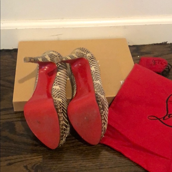 CHRISTIAN LOUBOUTIN ALTADAMA 140 WATERSNAKE - Picture 4 of 5